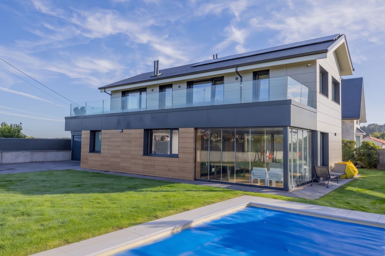 Chalet con piscina privada